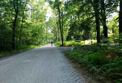 Routefoto bij kilometer 10,6
