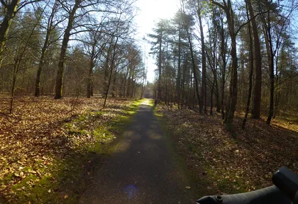 Routefoto bij kilometer 16,6