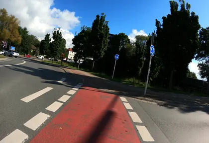 Streckenfoto bei Kilometer 13