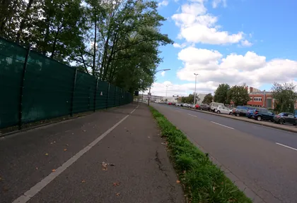 Streckenfoto bei Kilometer 21,2