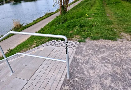 Streckenfoto bei Kilometer 0,5