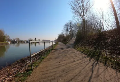 Streckenfoto bei Kilometer 0,4