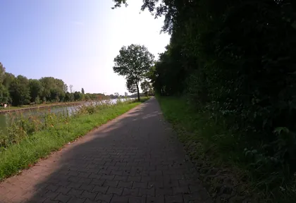 Streckenfoto bei Kilometer 1,5
