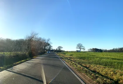 Streckenfoto bei Kilometer 7,6