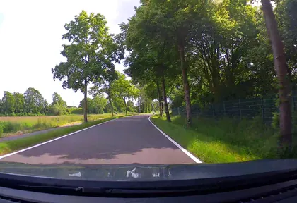 Streckenfoto bei Kilometer 0,8