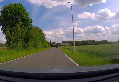 Streckenfoto bei Kilometer 0