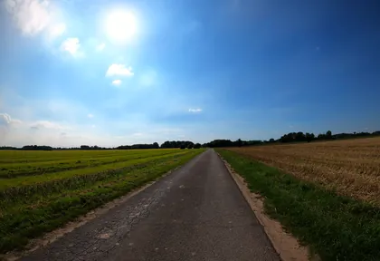 Streckenfoto bei Kilometer 25,6