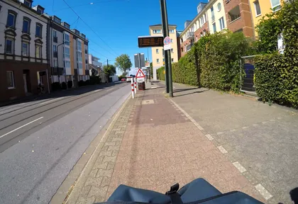 Streckenfoto bei Kilometer 1,6