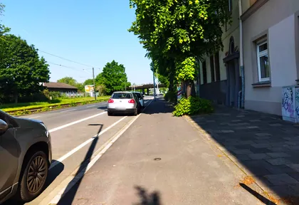 Streckenfoto bei Kilometer 2,8