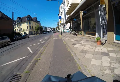 Streckenfoto bei Kilometer 1