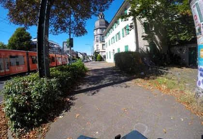 Streckenfoto bei Kilometer 0,8
