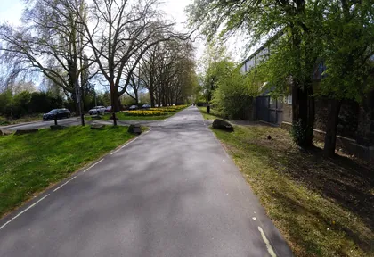 Streckenfoto bei Kilometer 0