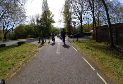 Streckenfoto bei Kilometer 33,6