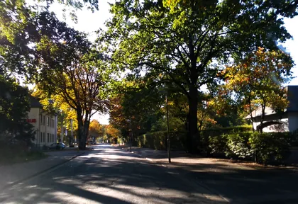 Streckenfoto bei Kilometer 18,9