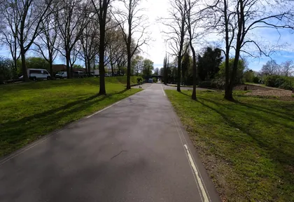 Streckenfoto bei Kilometer 32,6