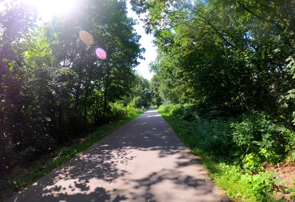 Streckenfoto bei Kilometer 3,8