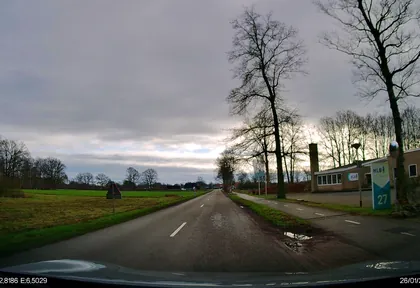 Routefoto bij kilometer 19,8