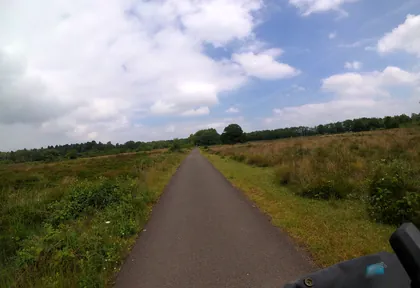 Routefoto bij kilometer 12,4