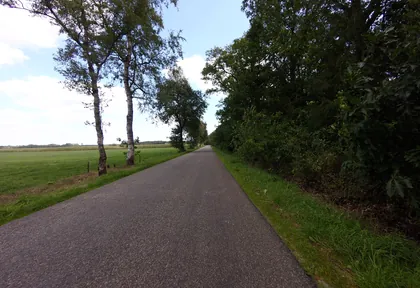 Routefoto bij kilometer 10,2