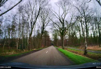 Routefoto bij kilometer 20,6