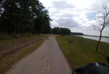 Routefoto bij kilometer 25,4