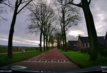 Routefoto bij kilometer 33,4