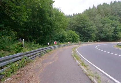 Streckenfoto bei Kilometer 12,2