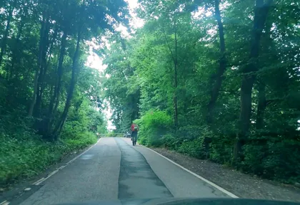 Streckenfoto bei Kilometer 10,6
