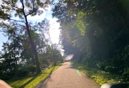 Streckenfoto bei Kilometer 14,6