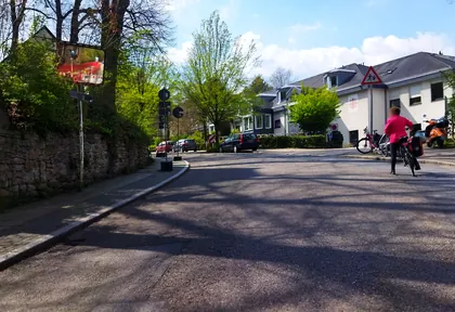 Streckenfoto bei Kilometer 4,6