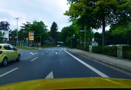 Streckenfoto bei Kilometer 18,8