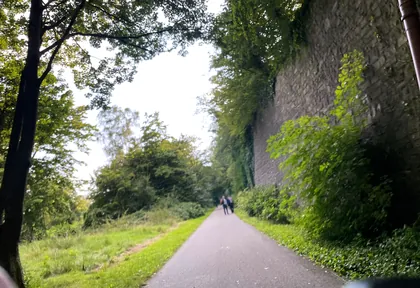 Streckenfoto bei Kilometer 15,8