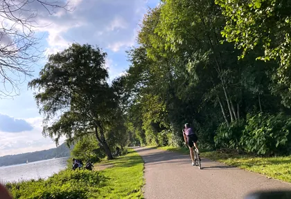 Streckenfoto bei Kilometer 13,6
