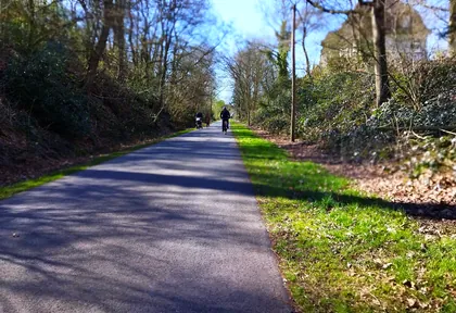 Streckenfoto bei Kilometer 3,2