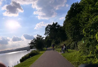 Streckenfoto bei Kilometer 14,1