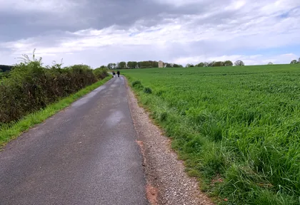 Streckenfoto bei Kilometer 18,6