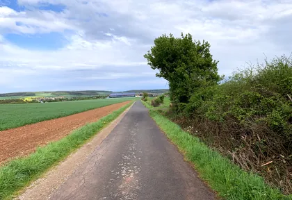 Streckenfoto bei Kilometer 18,9