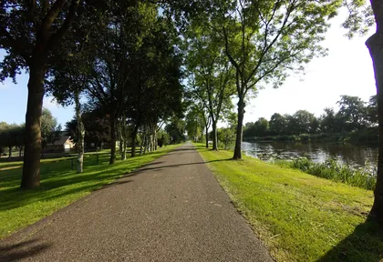 Routefoto bij kilometer 23,4