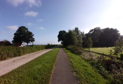 Routefoto bij kilometer 27