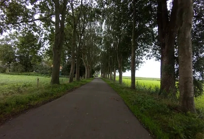 Routefoto bij kilometer 14,2