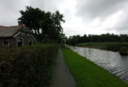 Routefoto bij kilometer 4,9