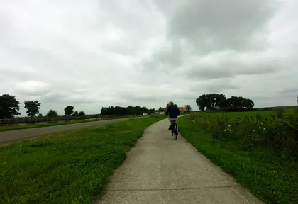 Routefoto bij kilometer 19,2