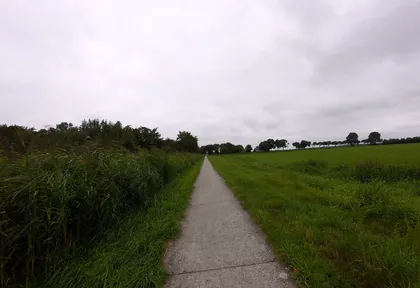 Routefoto bij kilometer 2,6