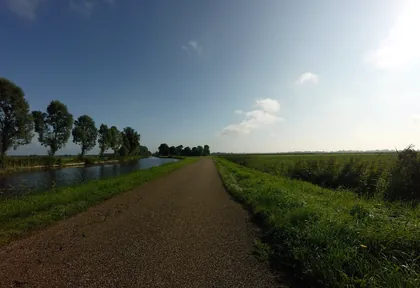 Routefoto bij kilometer 25,2