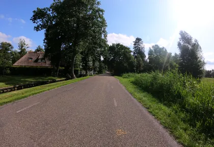 Routefoto bij kilometer 31,8