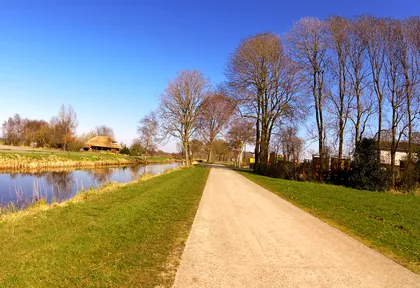 Routefoto bij kilometer 1,6