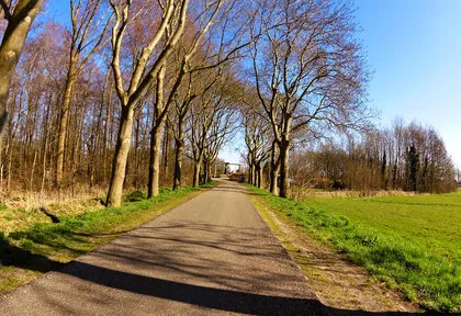 Routefoto bij kilometer 0,8