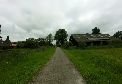 Routefoto bij kilometer 5,6