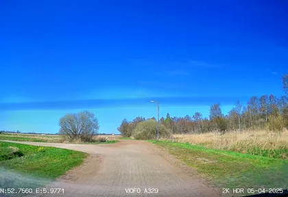 Routefoto bij kilometer 17,8