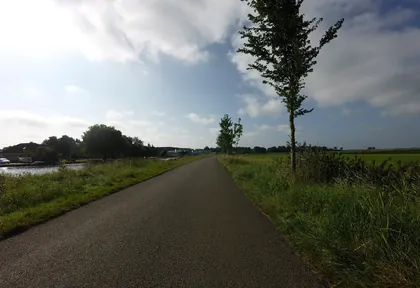 Routefoto bij kilometer 28,6